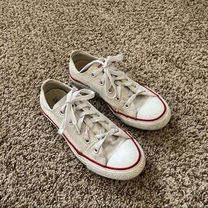 White Low Top Converse